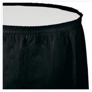 10012 BLACK VELVET TABLESKIRT