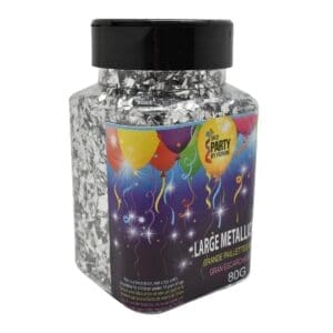 99703 CONFETTI JAR SILVER